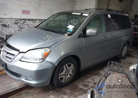 2006 Honda Odyssey Ex-L from USA, damaged, VIN 5FNRL38716B107716